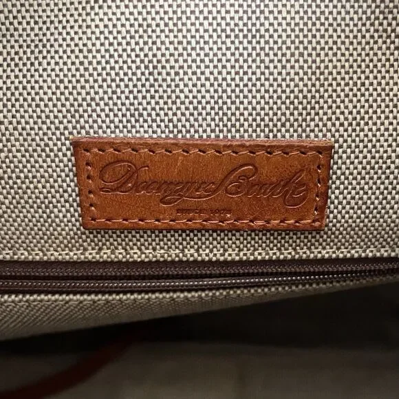 Dooney Bourke Florentine Vacchetta Leather Satchel Crossbody Old Money Heritage - Picture 11 of 13